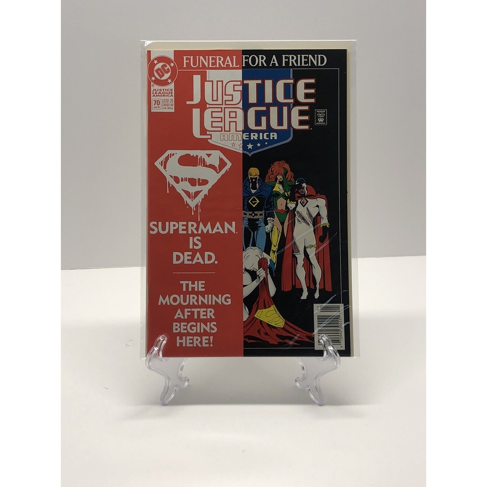 Justice League Of America Issue #70 Funeral For A Friend Superman Is Dead